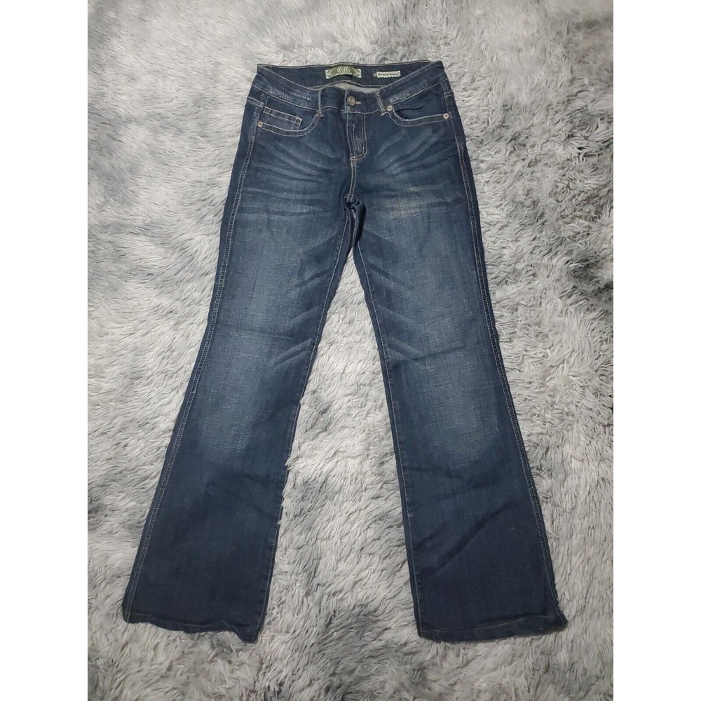 Cello Jeans Bootcut Dark Wash Denim Low Rise Jeans  Y2K Style Size 11